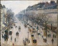Boulevard Montmartre mañana de invierno 1897 Camille Pissarro